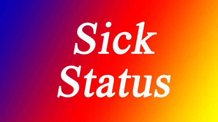 Sick Status Caption Quotes for Instagram and Whatsapp